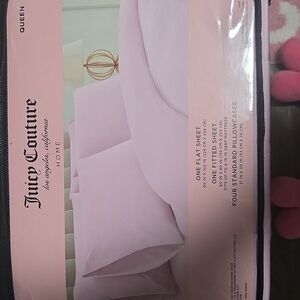 Juicy Couture Pink Bedding Set - Queen